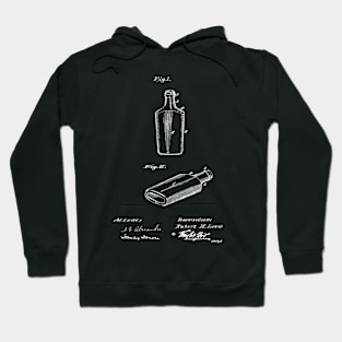 Bottle Vintage Patent Drawing Hoodie